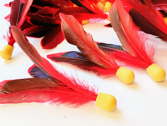 Rød/Sort Netsy bold (1 stk.)